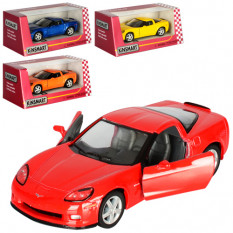 Машинка KT 5320 W KINSMART метал, інер-я, 12,5 см, 1:36, відкриваються двері, гумові колеса, 4 кольори, в кор-ке