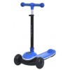 Самокат 8899-blue (1шт/ящ) Maxi-big, метал+пластик, 3колесаПУ, 2колеса 120мм світло, заднє 75мм світло, кермо. світло, підніжка 