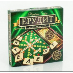 Гра настільна 0356 "Ерудит Premium Series", "Данко-тойс", дерев'яні фішки, укр.-рос, в коробці