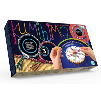 Набір KMX-01-01-02-03 Плетіння браслетів-джгутів "Kumihimo"