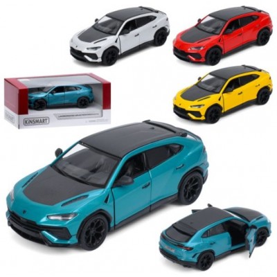 Машина KT 5447 W KINSMART, інерція, метал, 12,5см, 1:40, відчиняються двері, гумові колеса, 4 кольори, в коробці