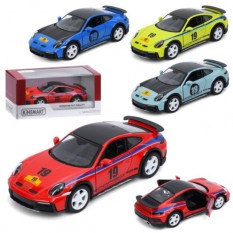 Машина KT 5467 WFA KINSMART, інерція, метал, 12,5см, 1:36, відчиняються двері, гумові колеса, 4 кольори, в коробці