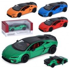 Машина KT 5482 W KINSMART, метал, інерція, 1:38, 12см, відчиняються двері, гумові колеса, 4 кольори, в коробці