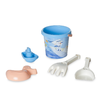 Набір для піску 39503 "Морська прогулянка", 5 ел., з термонаклейка