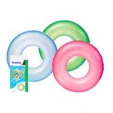 Круг 36025 (36шт) неоновий, 91см, 3 кольори(розовий,голубий,зелений,) в кульцi, 27-15см