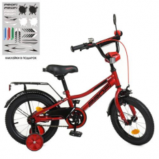 Велосипед дитячий PROF1 14д. Y14221 (1шт/ящ) Prime, червоний