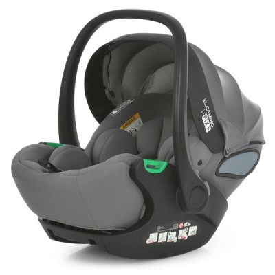 Автокрісло дитяче El Camino i-FIX+ ME 1110 Simply Gray (1шт/ящ)