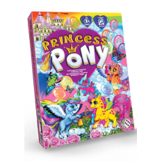 Гра настільна 0359dn (20шт) "Pincess Pony", "Данко-тойс", в коробці