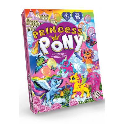 Гра настільна 0359dn (20шт) "Pincess Pony", "Данко-тойс", в коробці