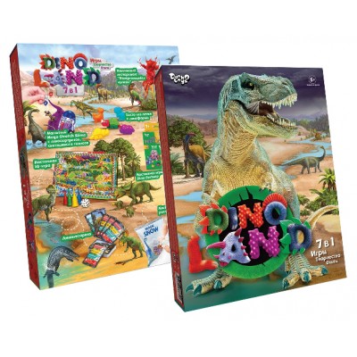Набір "Dino Land 7в1" DL-01-01 в коробці