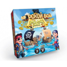 Гра настільна G-MB-04 "Морський бій. Pirates Gold", "Данко-тойс", в коробці