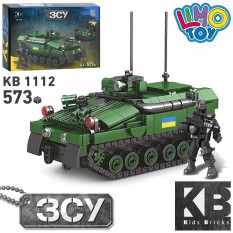 Конструктор KB 1112 LIMO TOY, військовий, бронетранспортер, фігурки, 573 дет, в коробці