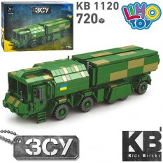 Конструктор KB 1120 LIMO TOY, військовий, машина, 720дет, в коробці