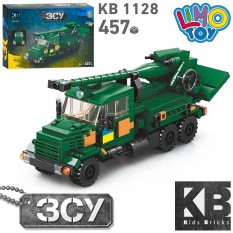 Конструктор KB 1128 LIMO TOY, військовий, машина, 457дет, в коробці