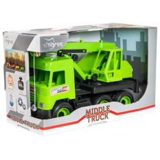 Машина 39483 "Middle truck", Тигрес, кран, зелений