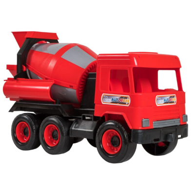 Машина 39489 "Middle truck", Тигрес, бетонозмішувач, червоний, в коробці