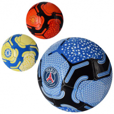 М'яч футбольний EV-3352 розмір 5, клуби, в пакеті