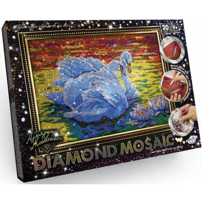 Алмазная Мозайка DM-01-01,02,06,07,10 "Diamond Mosaic" А3-формат, в коробці
