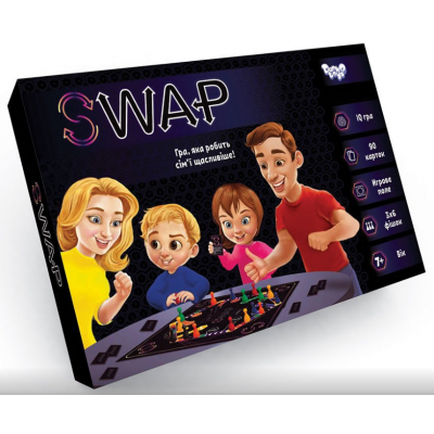Гра настільна G-Swap-01-01U "Swap", Dankotoys, укр, в коробці