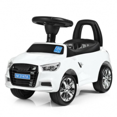 Каталка-толокарь M 3147A-1 (1шт/ящ) Bambi Racer, белый