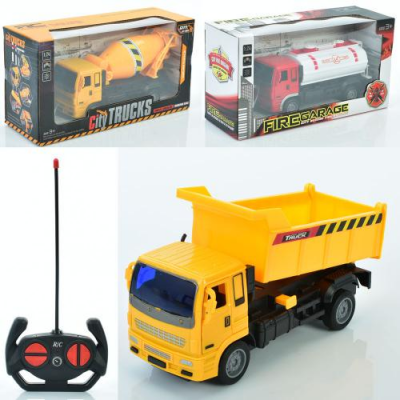 Будтехнiка 6988-13-14-25 р/у, 20 см, 1:24, рухливі деталі, 3 види, на батарейках, в коробці