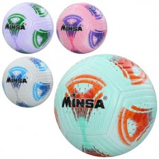 М'яч футбольний MS 3712 розмір 5, TPU, 400-420 г, ламінований, 4 кольори, у пакеті