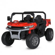 Вантажівка M 5026 EBLR-3 (24V) (1шт/ящ) Bambi Racer, р/у, музика, світло, MP3, USB, колеса EVA, шкіряні сидіння, червона