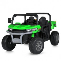 Вантажівка M 5026 EBLR-5 (24V) (1шт/ящ) Bambi Racer, р/у, музика, світло, MP3, USB, колеса EVA, шкіряні сидіння, зелений