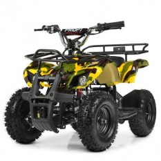 Квадроцикл HB-EATV 800 N-13 V3 (1шт/ящ) мотор 800W, 3 акумулятора 12A/12V, до 20 км/год., до 65 кг., жовтий камуфляж