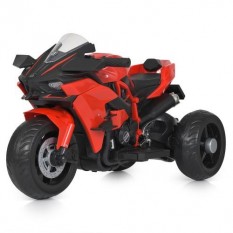 Мотоцикл M 5023 EL-3 (1шт/ящ) Bambi Racer, 3 колеса, 1мотор*45W, 1акум*12V/9AH, музика, світло, MP3, USB, TF, EVA, шкіра, червон