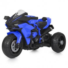 Мотоцикл M 5023 EL-4 (1шт/ящ) Bambi Racer, 3 колеса, 1мотор*45W, 1акум*12V/9AH, музика, світло, MP3, USB, TF, EVA, шкіра, синій
