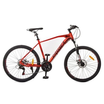 Велосипед 26 д. G26 VELOCITY A26.2 (1шт/ящ) спортивний, алюмінієва рама 19", SHIMANO 21SP, алюмінієві DB, червоно-чорний