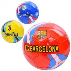 М'яч футбольний EV 3359 размер 5, ПВХ 1,8мм, 300-320г, 3 кольори, 3 види (клуби), у пакеті