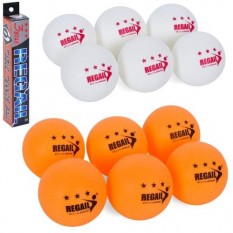 Тенісні кульки MS 3201 кількість 6 шт, ABS 40мм+, безшовний, 2 кольори, в коробці