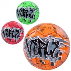 М'яч футбольний MS 3966 розмір 5, ПВХ, 400-420г, 3 кольори, в пакеті