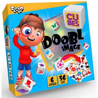 Гра "Doobl Image" Cubes DBI-04-01U Danko Toys, в коробці. укр