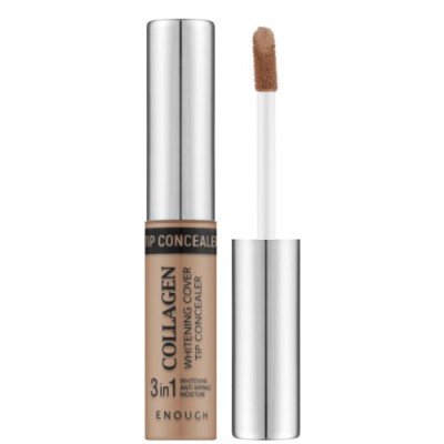 Консилер із колагеном Collagen 3 in 1 Whitening Cover Tip Concealer 02 9gr "ENOUGH"