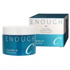 Зволожуючий крем для обличчя Collagen 3X Moisture Essential Cream 50ml "ENOUGH"