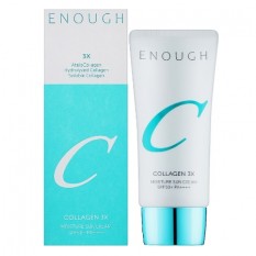 Зволожуючий крем сонцезахисний Collagen Moisture Sun Cream SPF 50+ 50ml "ENOUGH"