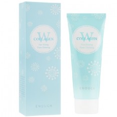 Піна для вмивання W Collagen Pure Shining Foam Cleansing 100ml "ENOUGH"