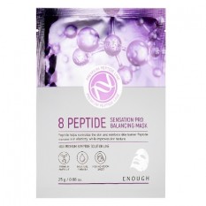 Тканинна маска антивікова 8 Peptide Sensation Pro Balancing mask 25gr "ENOUGH"