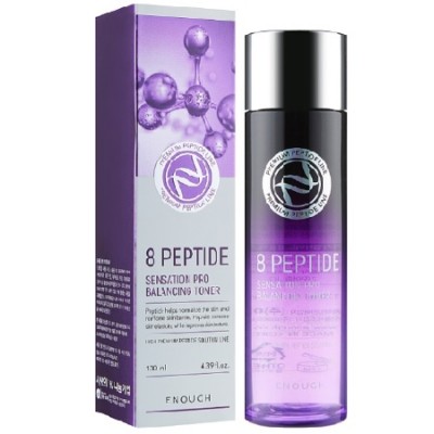 Тонер для обличчя пептидний антивіковий Premium 8 Sensation Pro Balancing Toner 130ml "ENOUGH"