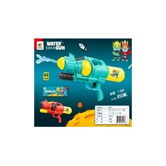 Водяний автомат M 127-127 P розмір великий, мікс кольорів, у кульку