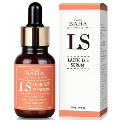 Сироватка для обличчя з молочною кислотою LS Lactic Acid 12,5% Serum 30ml 4071 «Cos de Baha»