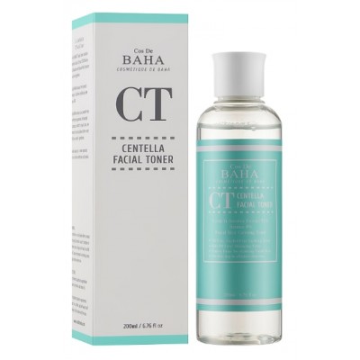 Тонер для обличчя відновлювальний CT Centella Facial Toner 200ml «Cos de Baha» - відновлювальний із центелою