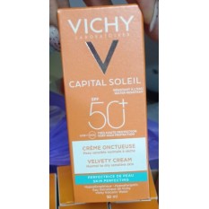 Сонцезахисний крем Vichy Capital Soleil SPF 50+ для нормальної та сухої чутливої шкіри обличчя