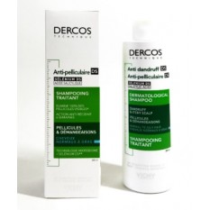 Шампунь Dercos Anti-pelliculaire дерматологічний проти лупи для нормального і жирного волосся та подразненої шкіри голови 200мл
