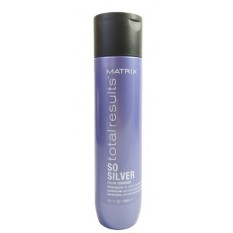 Шампунь для нейтралізації жовтизни волосся «Matrix» So Silver Total Results Shampoo 300ml