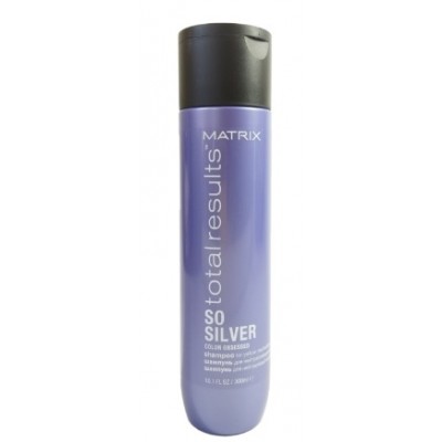 Шампунь для нейтралізації жовтизни волосся «Matrix» So Silver Total Results Shampoo 300ml