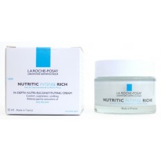 Крем живильний реконструюючий для глибокого відновлення шкіри Nutritic Intense Riche 50ml 13575 La Roche-posay - для сухої та ду